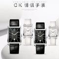 Calvin Klein Window Black Dial Black Leather Strap Watch for Men - K2M21107