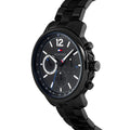 Tommy Hilfiger London Chronograph Black Dial Black Steel Strap Watch for Men - 1791529