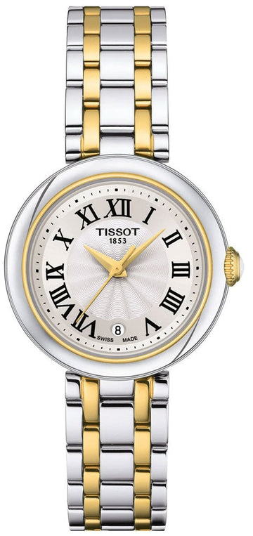 Tissot Bellissima Small Lady Quartz Mother of Pearl Dial Two Tone Stainless Steel Watch For Women - T126.010.22.013.00