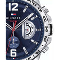 Tommy Hilfiger Decker Blue Dial Blue Rubber Strap Watch for Men - 1791476