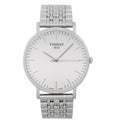 Tissot T Classic Everytime White Dial Silver Steel Strap Watch for Men - T109.610.11.031.00