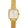 Tissot Lovely Square Gold Mesh Bracelet Watch For Women - T058.109.33.031.00