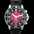 Tissot Seaster 1000 Chronograph Maroon Dial Black Rubber Strap Watch For Men - T120.417.17.421.00