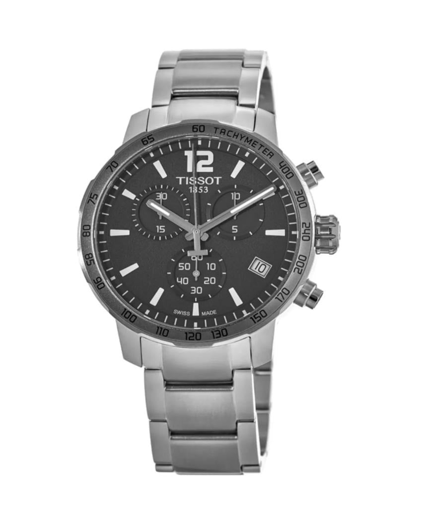 Tissot Quickster Chronograph Black Analog Watch For Men - T095.417.11.067.00