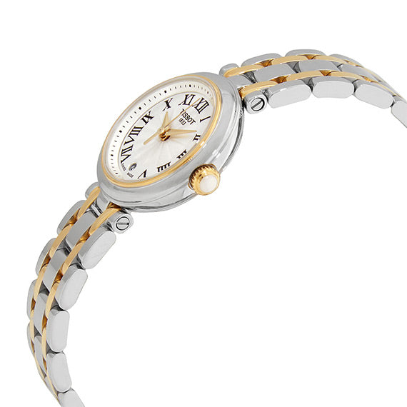 Tissot Bellissima Small Lady Quartz Mother of Pearl Dial Two Tone Stainless Steel Watch For Women - T126.010.22.013.00