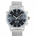 Tommy Hilfiger Harrison Quartz Grey Dial Silver Mesh Bracelet Watch for Men - 1790877