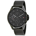 Tommy Hilfiger Shawn Chronograph Quartz Grey Dial Grey Mesh Bracelet Watch for Men - 1791613