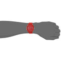 Tommy Hilfiger Denim Quartz Red Dial Red Rubber Strap Watch for Men - 1791323