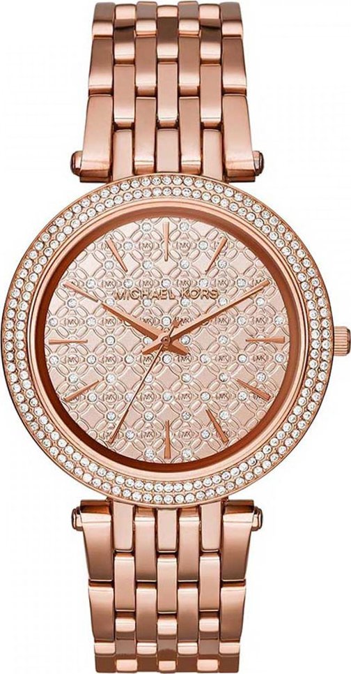 Michael Kors Darcy Rose Gold Dial Rose Gold Steel Strap Watch for Women - MK3399