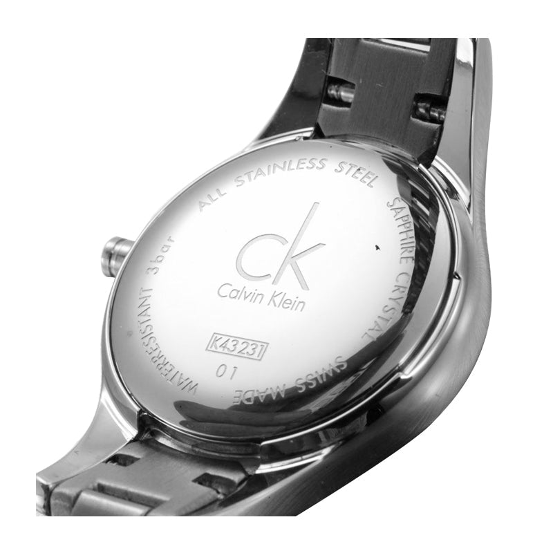 Calvin Klein Simplicity Silver Dial Silver Steel Strap Watch for Women - K4323141