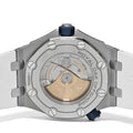 Audemars Piguet Royal Oak Offshore Diver White Dial White Rubber Strap Watch for Men - 15710ST.OO.A010CA.01