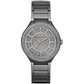 Michael Kors Kerry Gunmetal Dial Steel Strap Watch for Women - MK3410