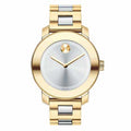 Movado Bold Silver Dial Two Tone Steel Strap Watch for Women - 3600129