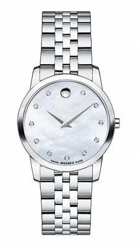 Movado Museum Classic 28mm Mother of Pearl Dial Watch For Women - 0606612