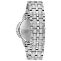 Bulova Crystal Collection Pave Crystals  Silver Dial Silver Steel Strap Watch for Men - 96C134