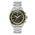 Tag Heuer Formula 1 Chronograph Black Dial Silver Steel Strap Watch for Men - CAZ101AC.BA0842