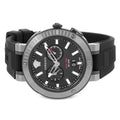 Versace V Extreme Chronograph Black Tone Dial Black Rubber Strap Watch for Men - VCN020017