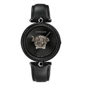 Versace Palazzo Empire Black Dial Black Leather Strap Watch for Women - VCO050017