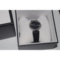 Gucci Interlocking G Black Dial Black Leather Strap Watch For Women - YA133301