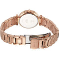 Guess Park Ave White Dial Rose Gold Steel Strap Watch for Women - W0767L3