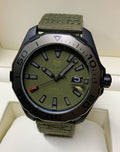 Tag Heuer Aquaracer Automatic Green Dial Khakhi Green Nylon Strap Watch for Men - WAY208E.FC8222