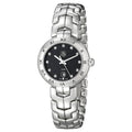 Tag Heuer Link Quartz Diamonds Black Dial Silver Steel Strap Watch for Women - WAT1410.BA0954