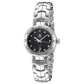 Tag Heuer Link Quartz Diamonds Black Dial Silver Steel Strap Watch for Women - WAT1410.BA0954