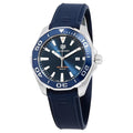 Tag Heuer Aquaracer Quartz 43mm Blue Dial Blue Rubber Strap Watch for Men -  WAY101C.FC6153