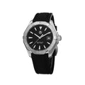 Tag Heuer Aquaracer Quartz Black Dial Black Rubber Strap Watch for Men - WAY1110.FT8021