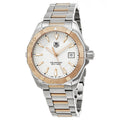 Tag Heuer Aquaracer 41mm Quartz White Dial Silver Strap Watch for Men - WAY1150.BD0911