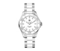 Tag Heuer Aquaracer 35mm Quartz Diamond White Dial Two Tone Steel Strap Watch for Women - WAY131D.BA0914