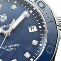 Tag Heuer Aquaracer 35mm Quartz Blue Dial Silver Steel Strap Watch for Women - WSY131L.BA0748