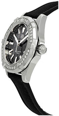 Tag Heuer Aquaracer Black Mother of Pearl Dial Black Textile Strap Watch for Women - WAY131P.FT6092