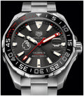 Tag Heuer Aquaracer Calibre 5 Premiere League Edition Silver Stainless Steel Black Dial Automatic Watch - WAY201D.BA0927