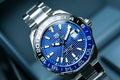 Tag Heuer Aquaracer GMT Blue Dial Calibre 6 Automatic Blue Dial Silver Steel Strap Watch for Men - WAY201T.BA0927