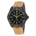 Tag Heuer Aquaracer 300 Calibre 5 43mm Automatic Black Dial Brown Fabric Strap Watch for Men - WAY208C.FC6383