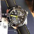 Tag Heuer Aquaracer Jeremy Lin Special Edition Grey Dial Black Nylon Strap Watch for Men - WAY211F.FC6362