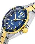 Tag Heuer Formula 1 Analog Quartz 41mm Blue Dial Two Tone Steel Strap Watch for Men - WAZ1120.BB0879