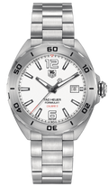 Tag Heuer Formula 1 Calibre 5 Automatic White Dial Silver Steel Strap Watch for Men - WAZ2114.BA0875