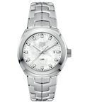 Tag Heuer Link Quartz Diamonds Mother of Pearl Dial Silver Steel Strap Watch for Women - WBC1312.BA0600