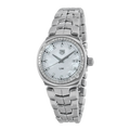 Tag Heuer Link Quartz Diamonds Mother of Pearl Dial Silver Steel Strap Watch for Women - WBC1316.BA0600