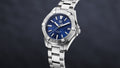 Tag Heuer Aquaracer Quartz 32mm Blue Dial Silver Steel Strap Watch for Women - WBD1312.BA0740