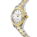 Tag Heuer Aquaracer Quartz 32mm White Mother of Pearl Dial Two Tone Steel Strap Watch for Women - WBD1322.BB0320