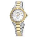 Tag Heuer Aquaracer Quartz 32mm White Mother of Pearl Dial Two Tone Steel Strap Watch for Women - WBD1322.BB0320