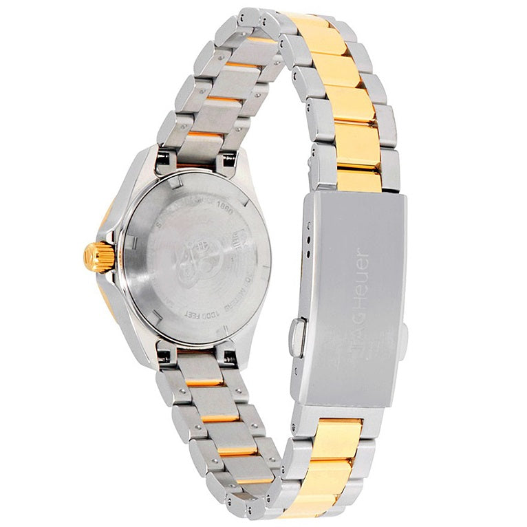 Tag Heuer Aquaracer Quartz Diamonds Mother of Pearl Dial Two Tone Steel Strap Watch for Women - WBD1423.BB0321