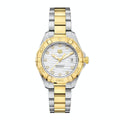 Tag Heuer Aquaracer Automatic Diamonds Silver Dial Two Tone Steel Strap Watch for Women - WBD2321.BB0320