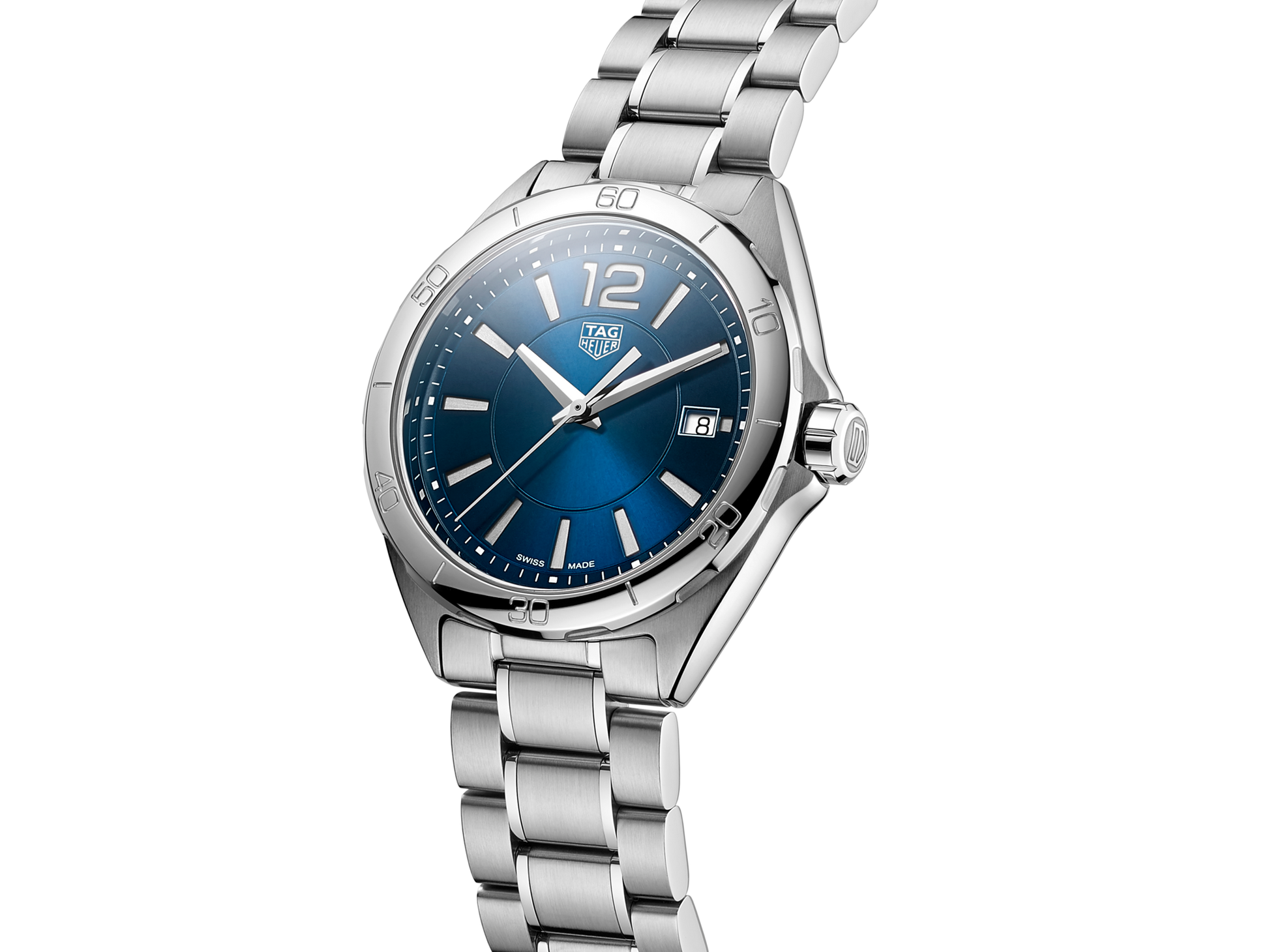 Tag Heuer Formula 1 Quartz 35mm Blue Dial Silver Steel Strap Watch for Women - WBJ1312.BA0666