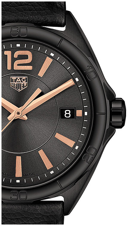 Tag Heuer Formula 1 35mm Quartz Black Dial Black Leather Strap Watch for Women - WBJ1314.FC8230