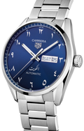 Tag Heuer Carrera Automatic Blue Dial Silver Steel Strap Watch for Men - WBN2016.BA0640