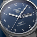 Tag Heuer Carrera Automatic Blue Dial Silver Steel Strap Watch for Men - WBN2016.BA0640